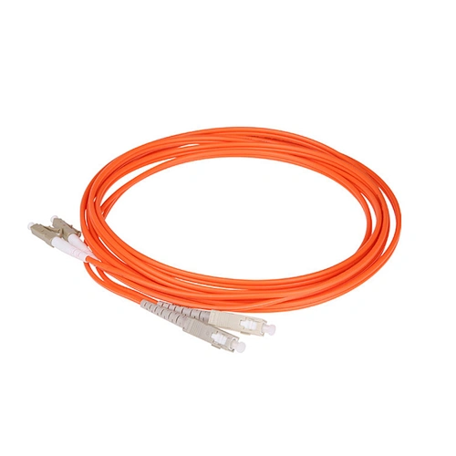 Manufacturer FTTH Optical fiber SC-LC OM1 Multimode Duplex Cable Jumper Fiber Optic Patch Cord